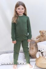 Thermokleding set kind van merinowol met shirt en legging