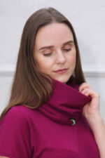 Lange colsjaal dames van merinowol