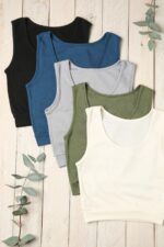 crop top palaidinė moterims
