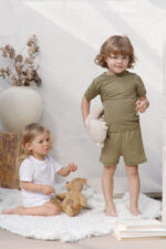 Kinderpyjama aus Leinen – Bild 3