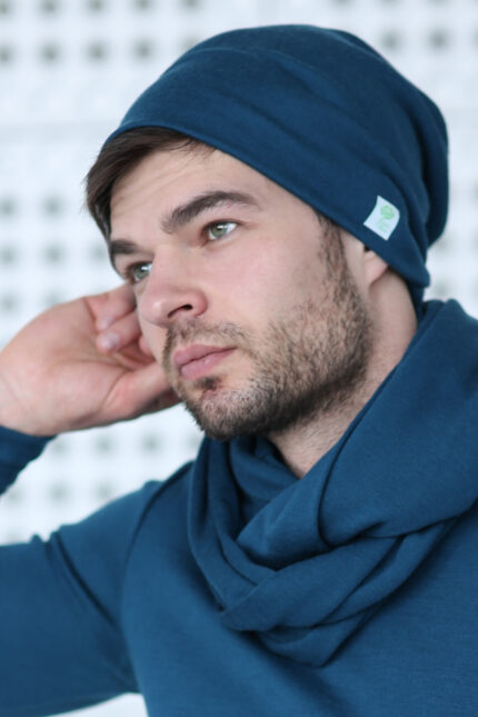 Merino Mütze Herren doppellagig