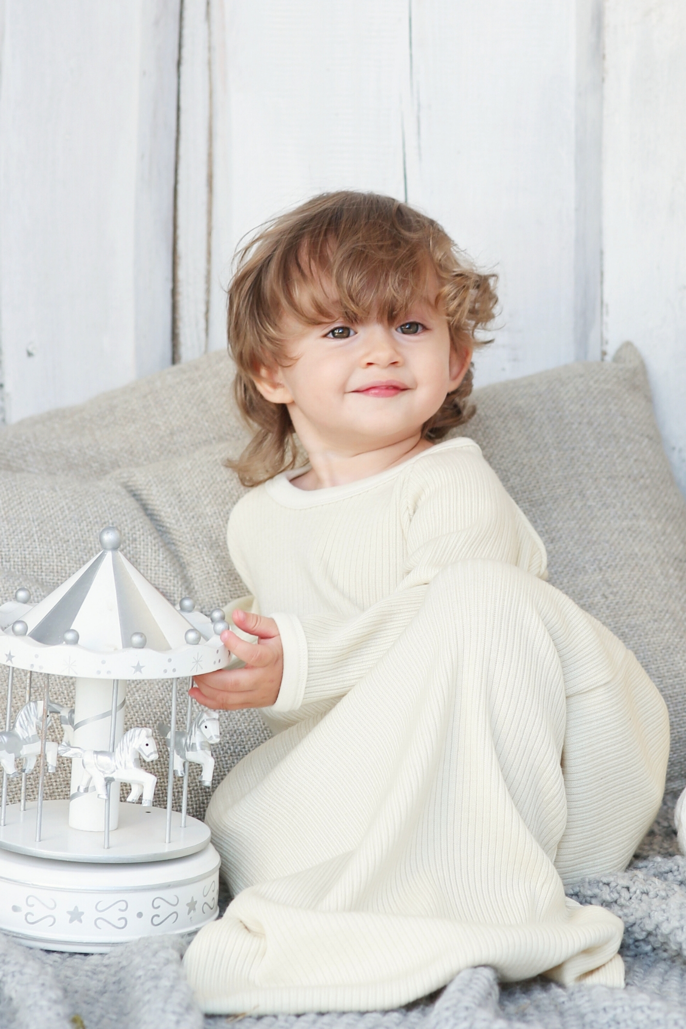kudikio-miegmaisis Gestrickter Babyschlafsack Winter aus Merinowolle