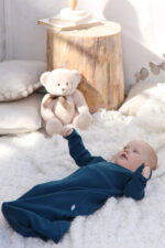 Warmer Merino-Schlafsack für Babys mit langen Ärmeln