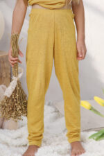 Weiche Kinderleggings aus Leinenjersey