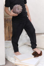 Leinen Leggings Kinder aus weichem Leinenjersey